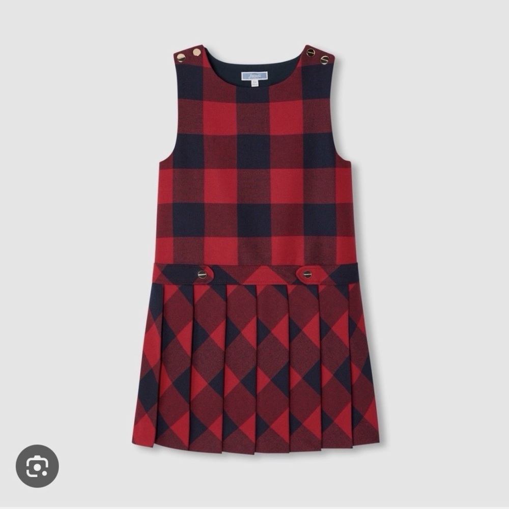 Jacadi Paris Flannel Kids Dress NWT